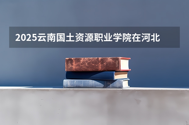 2025云南国土资源职业学院在河北各专业招生多少人