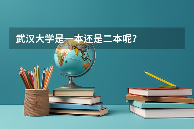 武汉大学是一本还是二本呢？