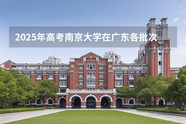 2025年高考南京大学在广东各批次选科要求