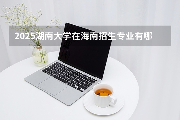 2025湖南大学在海南招生专业有哪些 ？（2026参考）