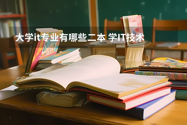 大学it专业有哪些二本 学IT技术，去什么学校好呢？