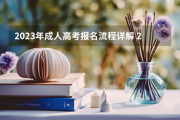 2023年成人高考报名流程详解 2023陕西成人高考报名流程详解 共分哪几步？