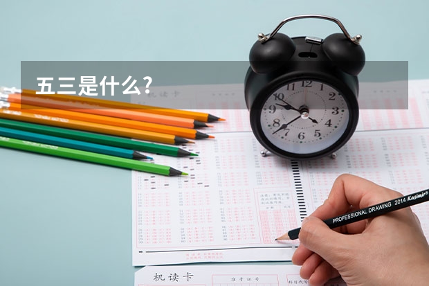 五三是什么?