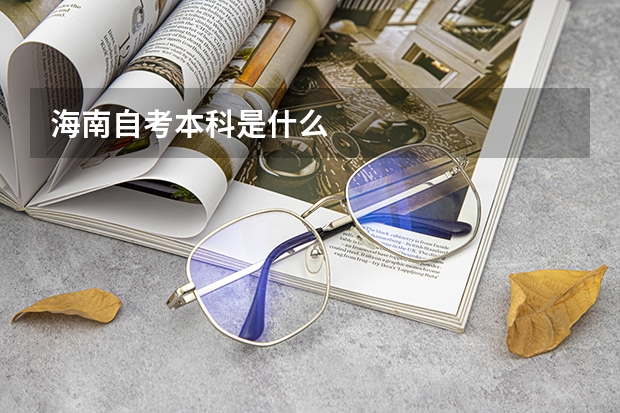 海南自考本科是什么