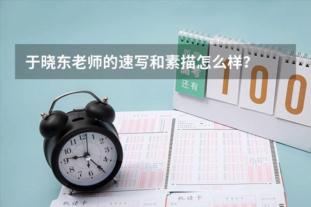 于晓东老师的速写和素描怎么样？