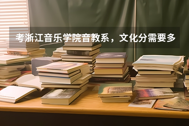 考浙江音乐学院音教系，文化分需要多少？
