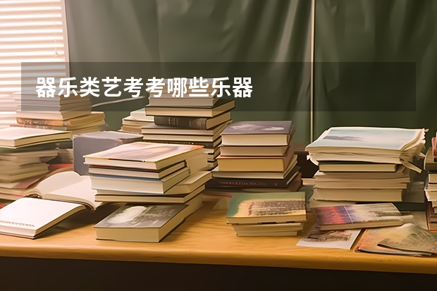 器乐类艺考考哪些乐器