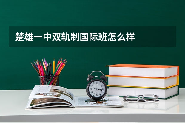 楚雄一中双轨制国际班怎么样