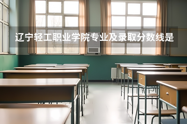 辽宁轻工职业学院专业及录取分数线是多少