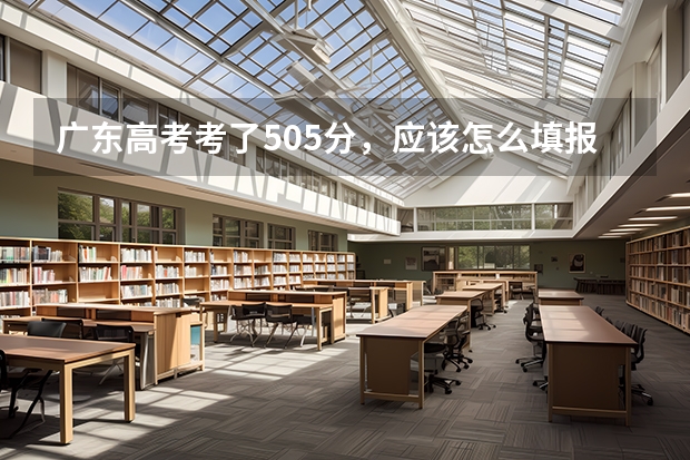 广东高考考了505分，应该怎么填报志愿，第一志愿填二A会有什么后果。