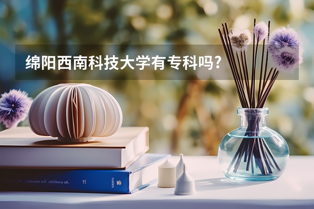 绵阳西南科技大学有专科吗?