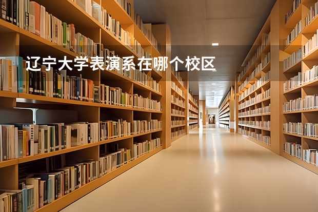 辽宁大学表演系在哪个校区