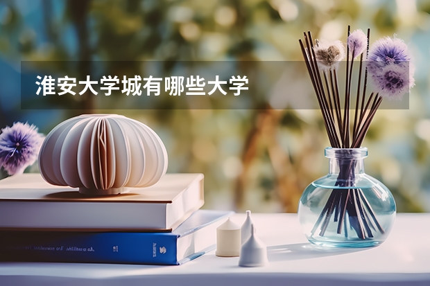 淮安大学城有哪些大学