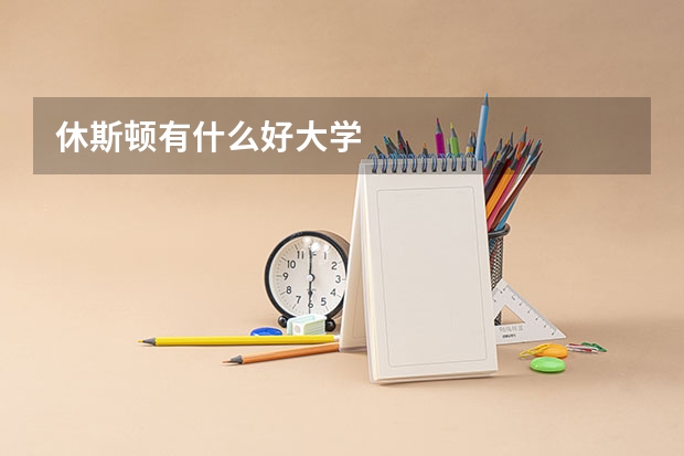 休斯顿有什么好大学