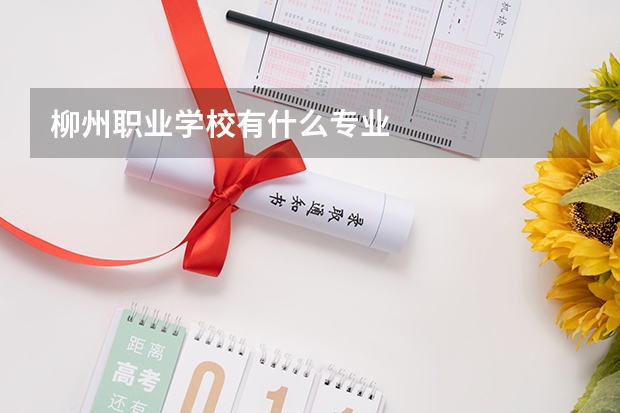 柳州职业学校有什么专业