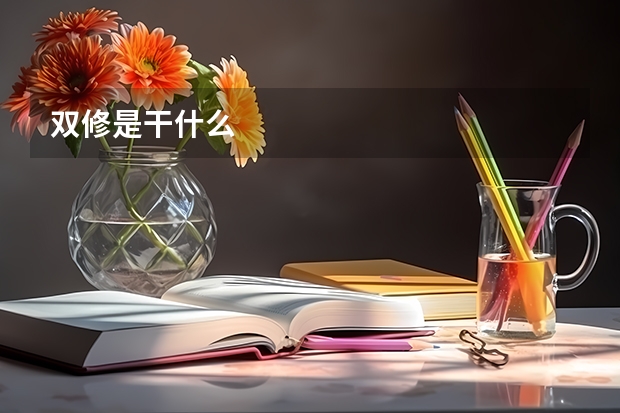 双修是干什么