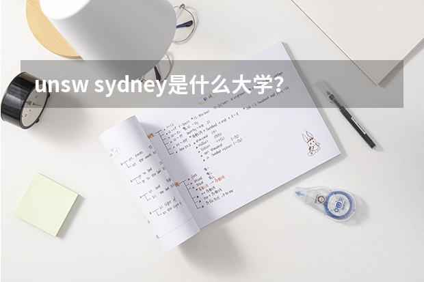unsw sydney是什么大学？