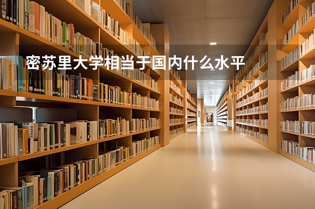 密苏里大学相当于国内什么水平
