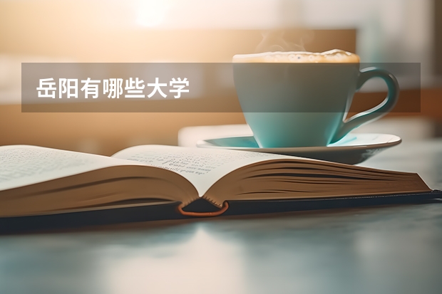 岳阳有哪些大学