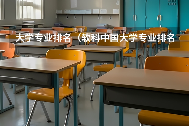 大学专业排名（软科中国大学专业排名）