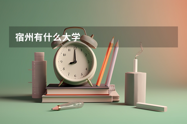 宿州有什么大学