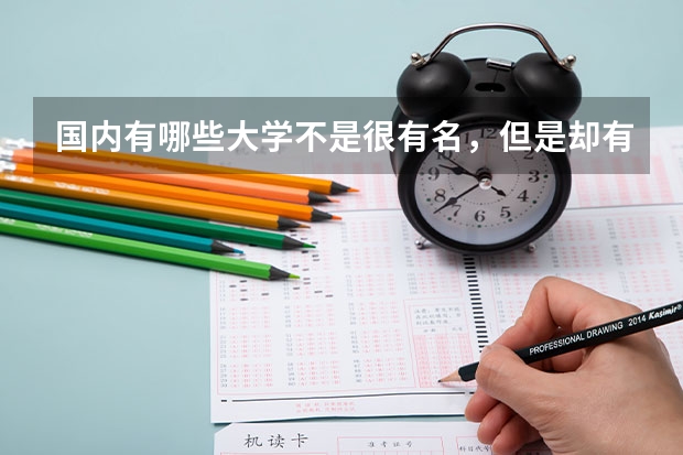国内有哪些大学不是很有名，但是却有很牛的专业的？