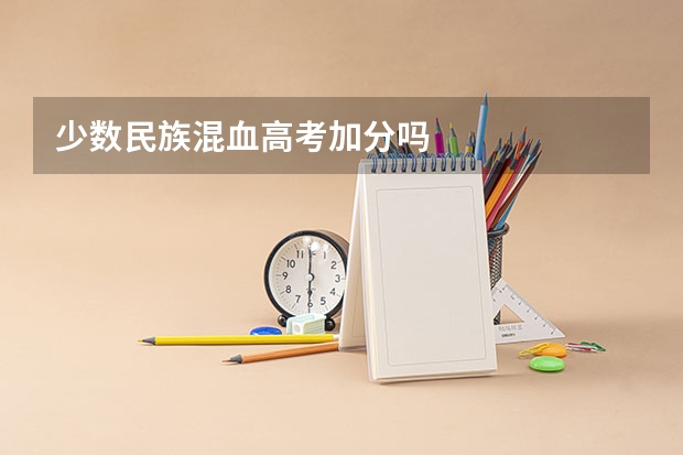 少数民族混血高考加分吗