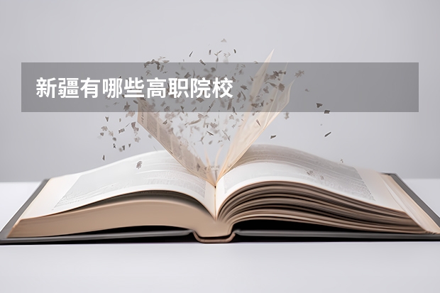 新疆有哪些高职院校