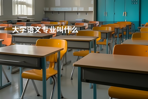 大学语文专业叫什么