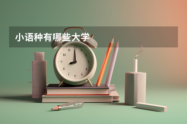 小语种有哪些大学
