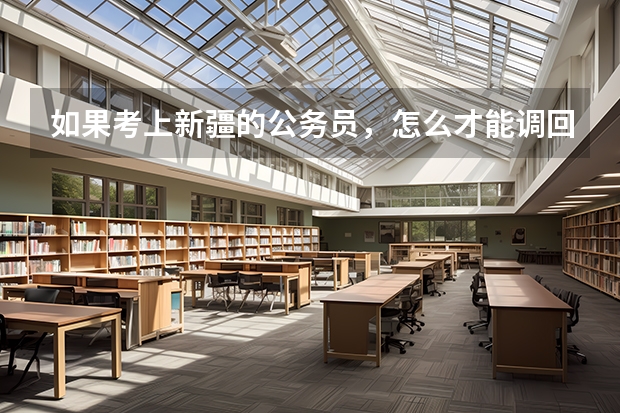 如果考上新疆的公务员，怎么才能调回内地？