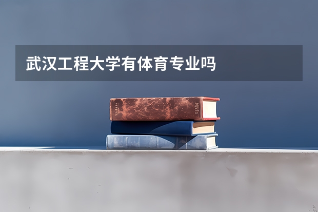 武汉工程大学有体育专业吗