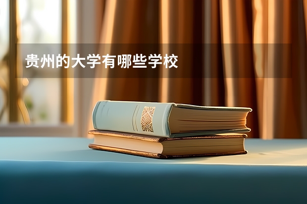 贵州的大学有哪些学校
