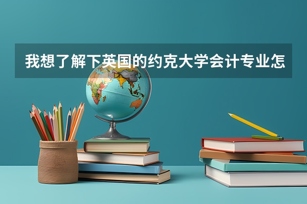 我想了解下英国的约克大学会计专业怎么样？