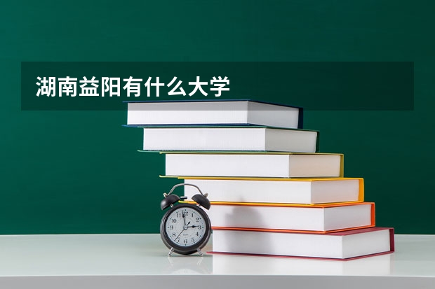湖南益阳有什么大学