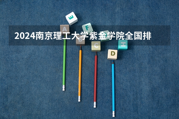 2024南京理工大学紫金学院全国排名多少
