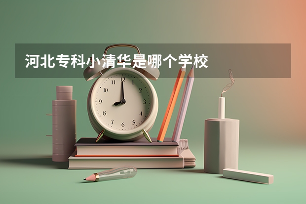 河北专科小清华是哪个学校