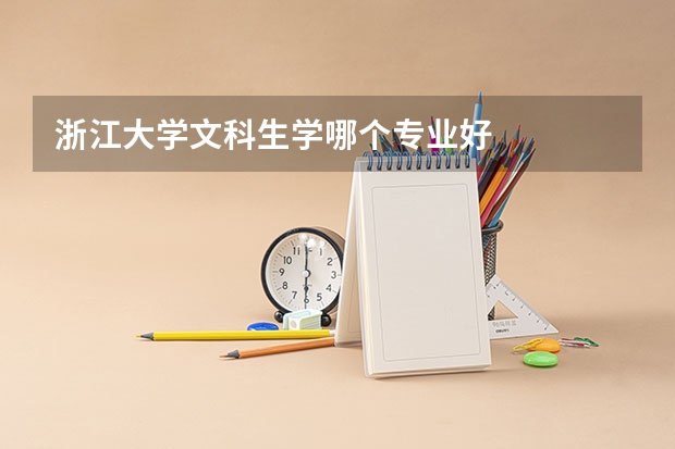 浙江大学文科生学哪个专业好