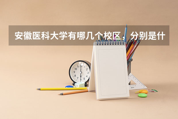 安徽医科大学有哪几个校区，分别是什么专业的
