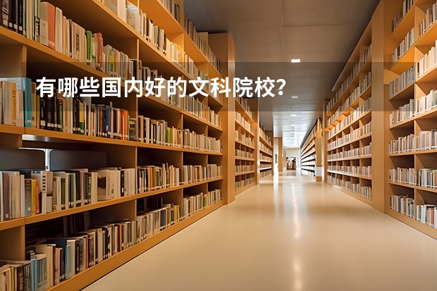 有哪些国内好的文科院校？