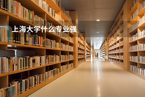 上海大学什么专业强