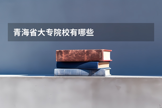 青海省大专院校有哪些