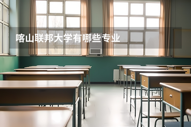 喀山联邦大学有哪些专业