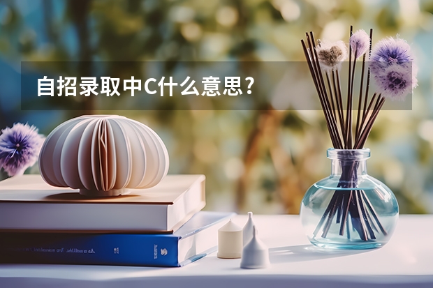 自招录取中C什么意思?