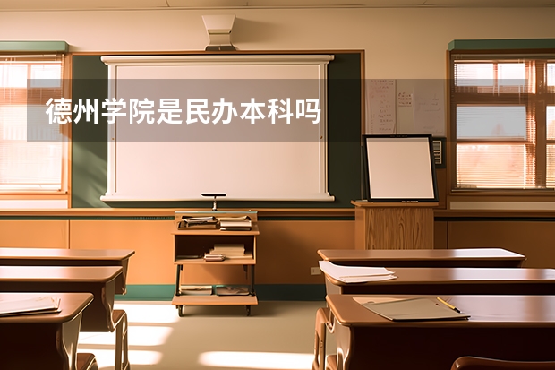 德州学院是民办本科吗