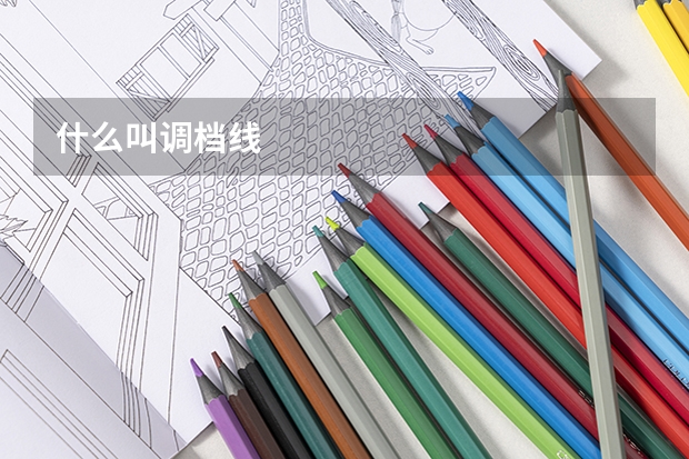 什么叫调档线