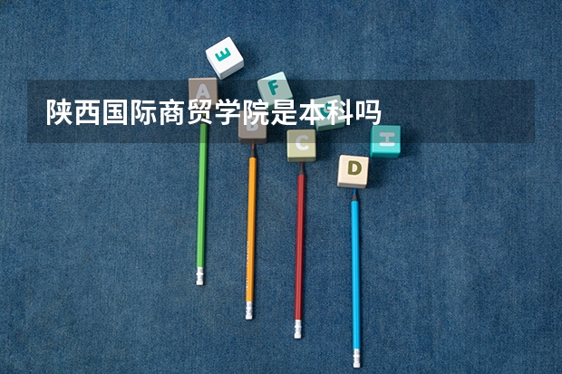 陕西国际商贸学院是本科吗
