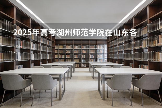 2025年高考湖州师范学院在山东各批次选科要求