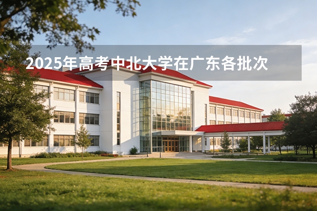 2025年高考中北大学在广东各批次选科要求
